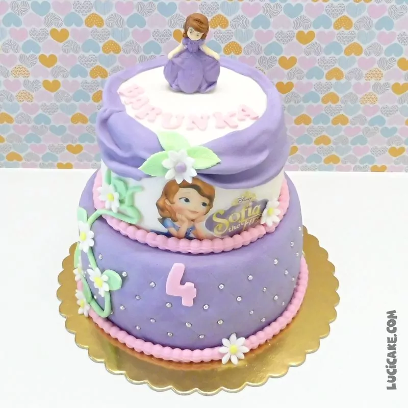 narozeninový dort pro princezny