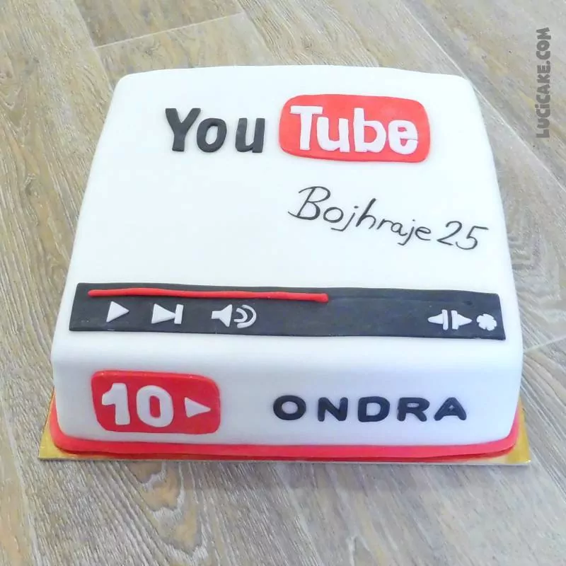 dort s logem youtube a jménem youtubera