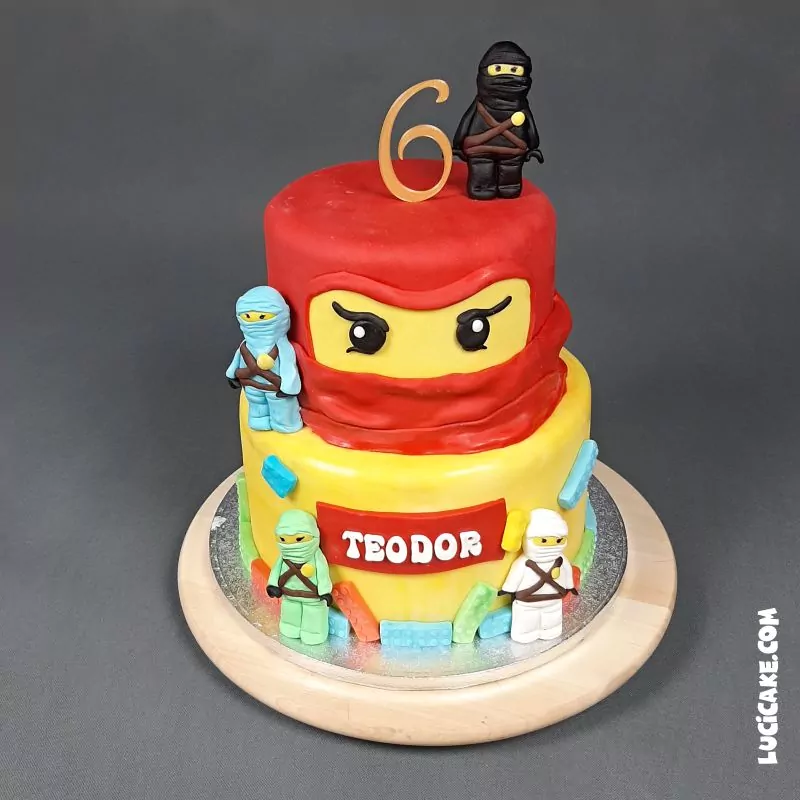 Ninja go narozeninový dort
